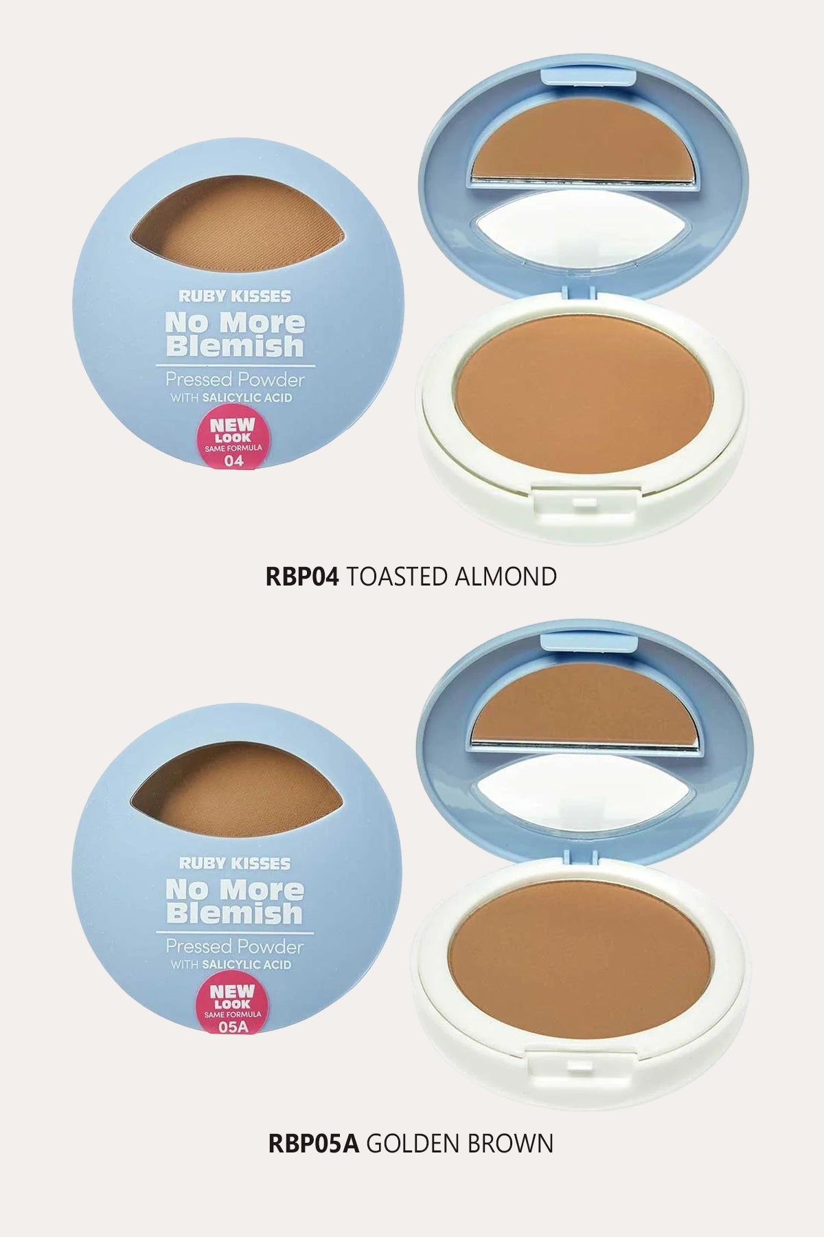 RUBY KISSES NO MORE BLEMISH PRESSED POWDER