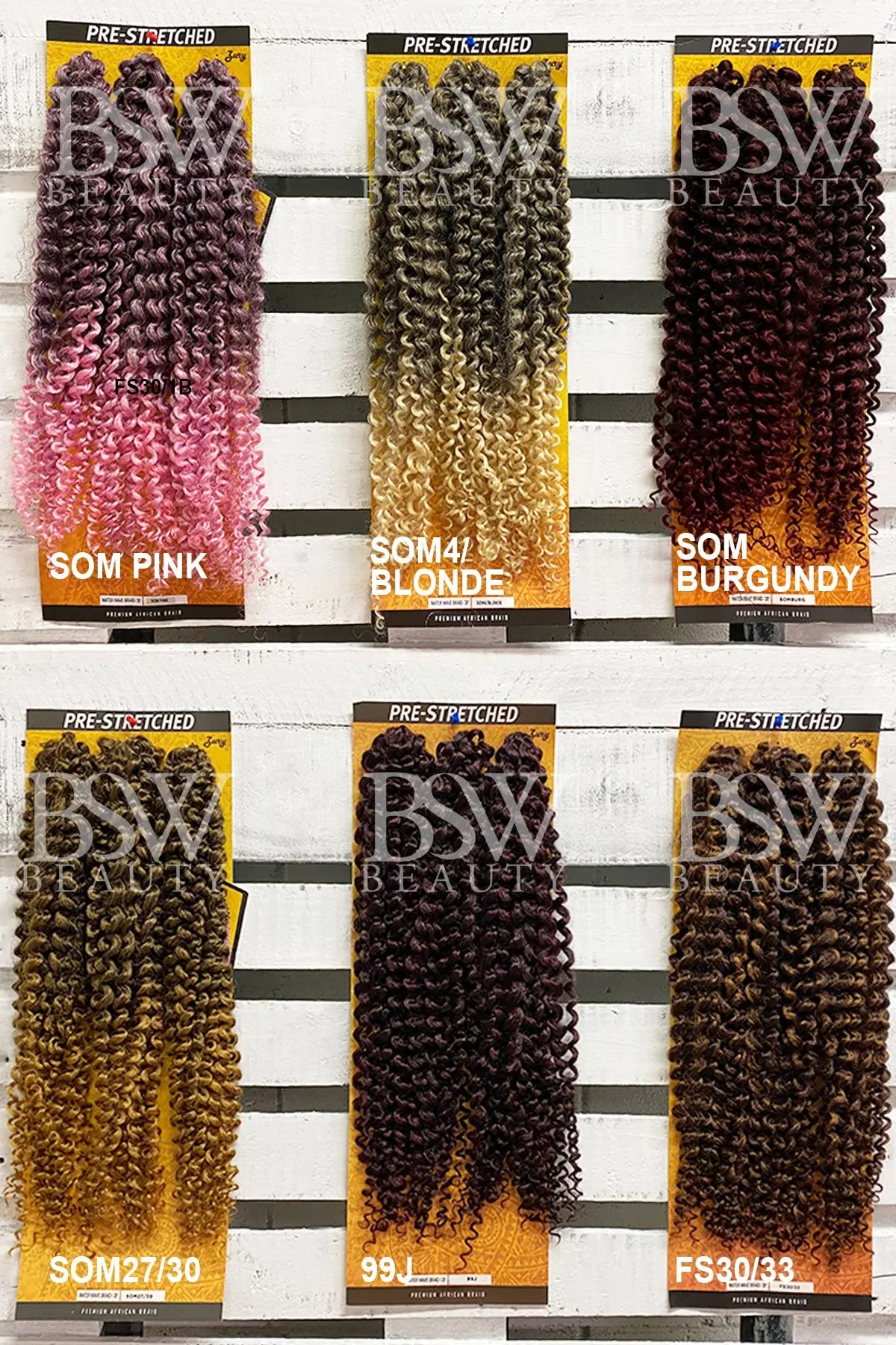 ZURY 3X PRE-STRETCHED - WATER WAVE BRAID 20" - BSW BEAUTY CANADA