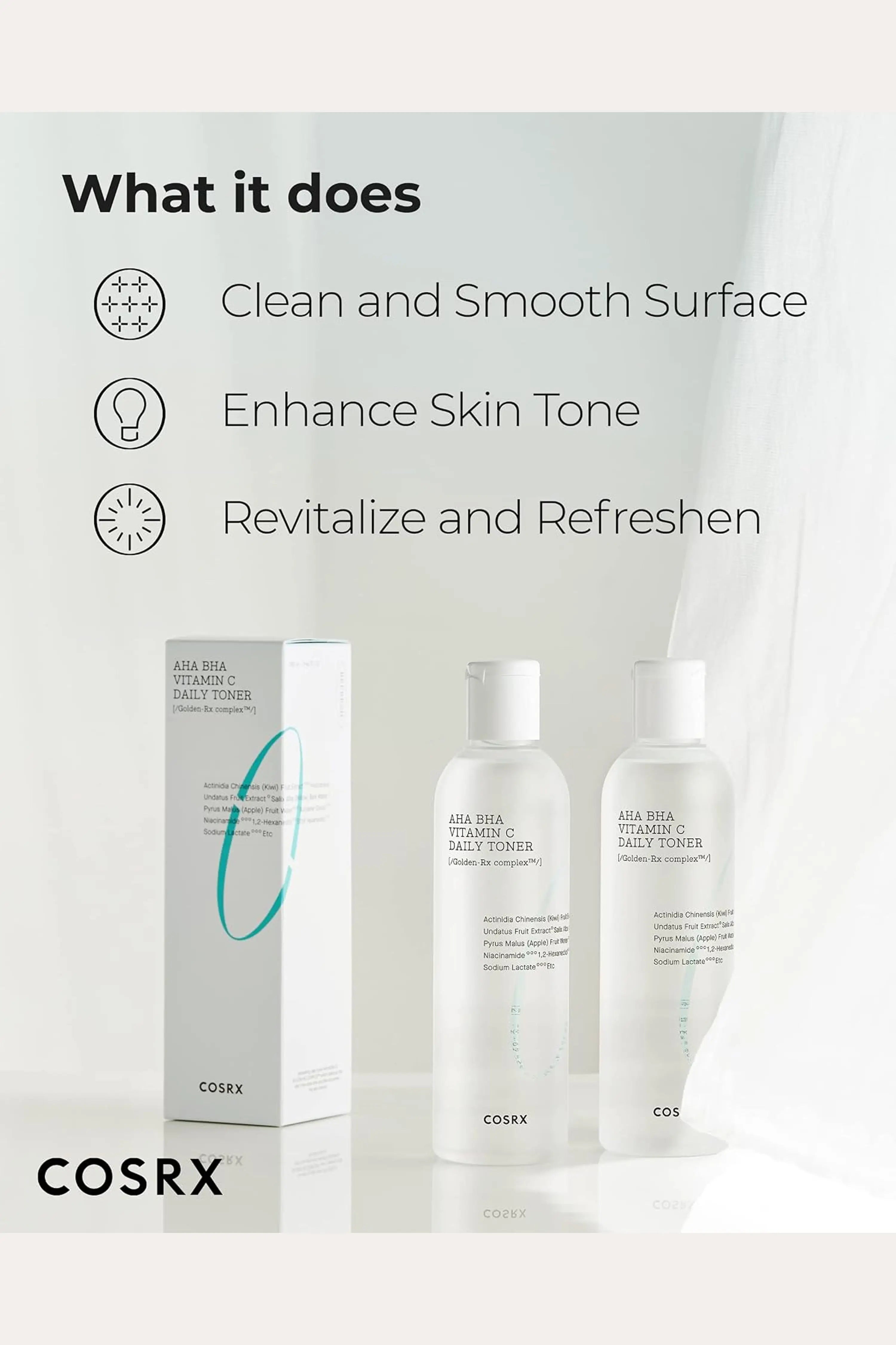 COSRX REFRESH ABC DAILY TONER (AHA BHA VITAMIN C) COSRX