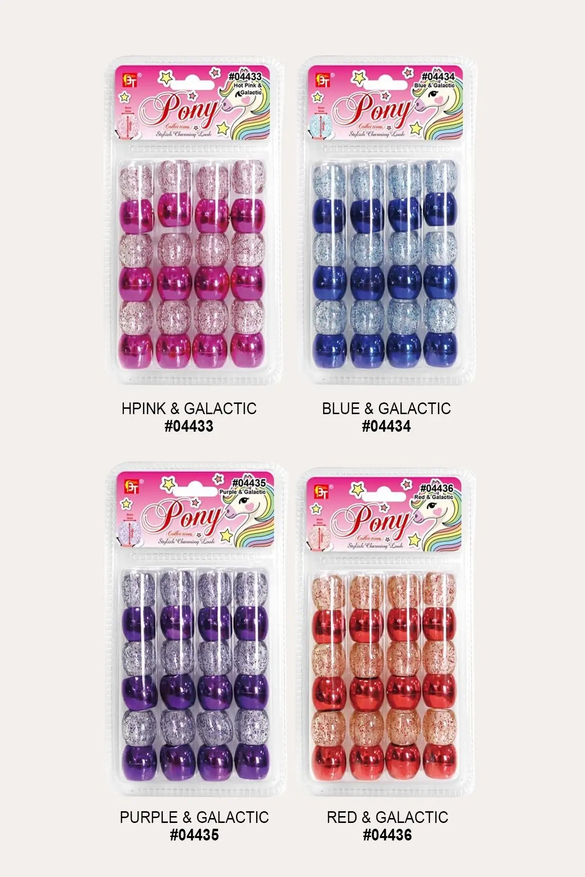 BEAUTY TOWN METALIC JUMBO ROUND BEADS BEAUTY TOWN