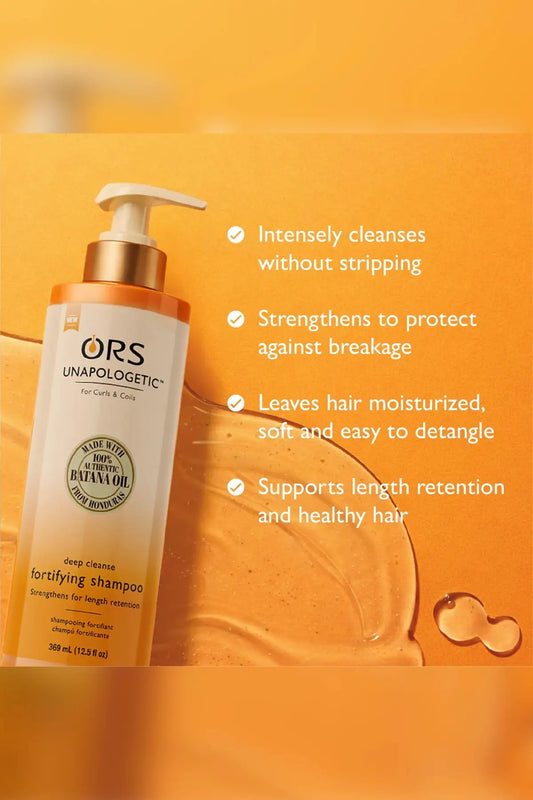 ORS UNAPOLOGETIC DEEP CLEANSE FORTIFYING SHAMPOO 12.5oz ORS