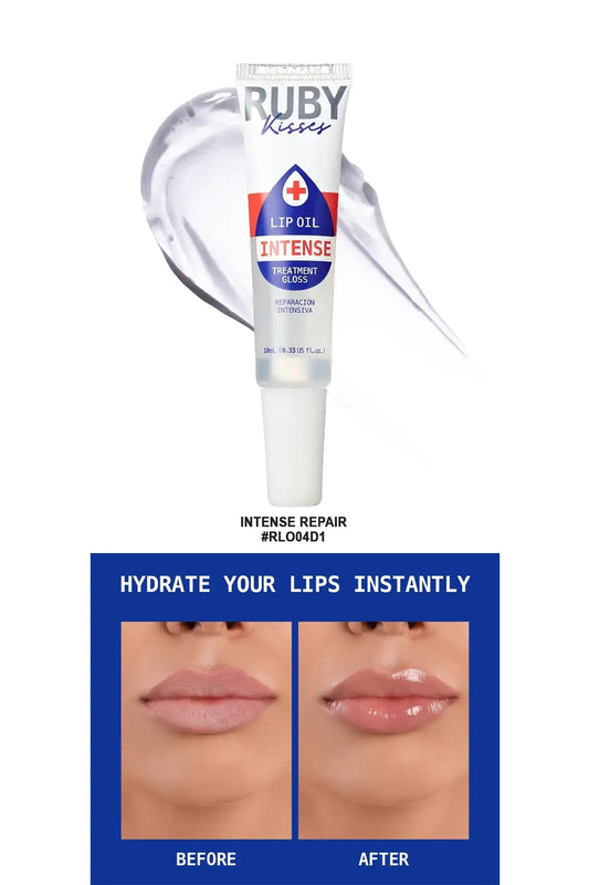 RUBY KISSES HYDRATING CLEAR LIP OIL TREATMENT - 3 TYPES IVY BEAUTY