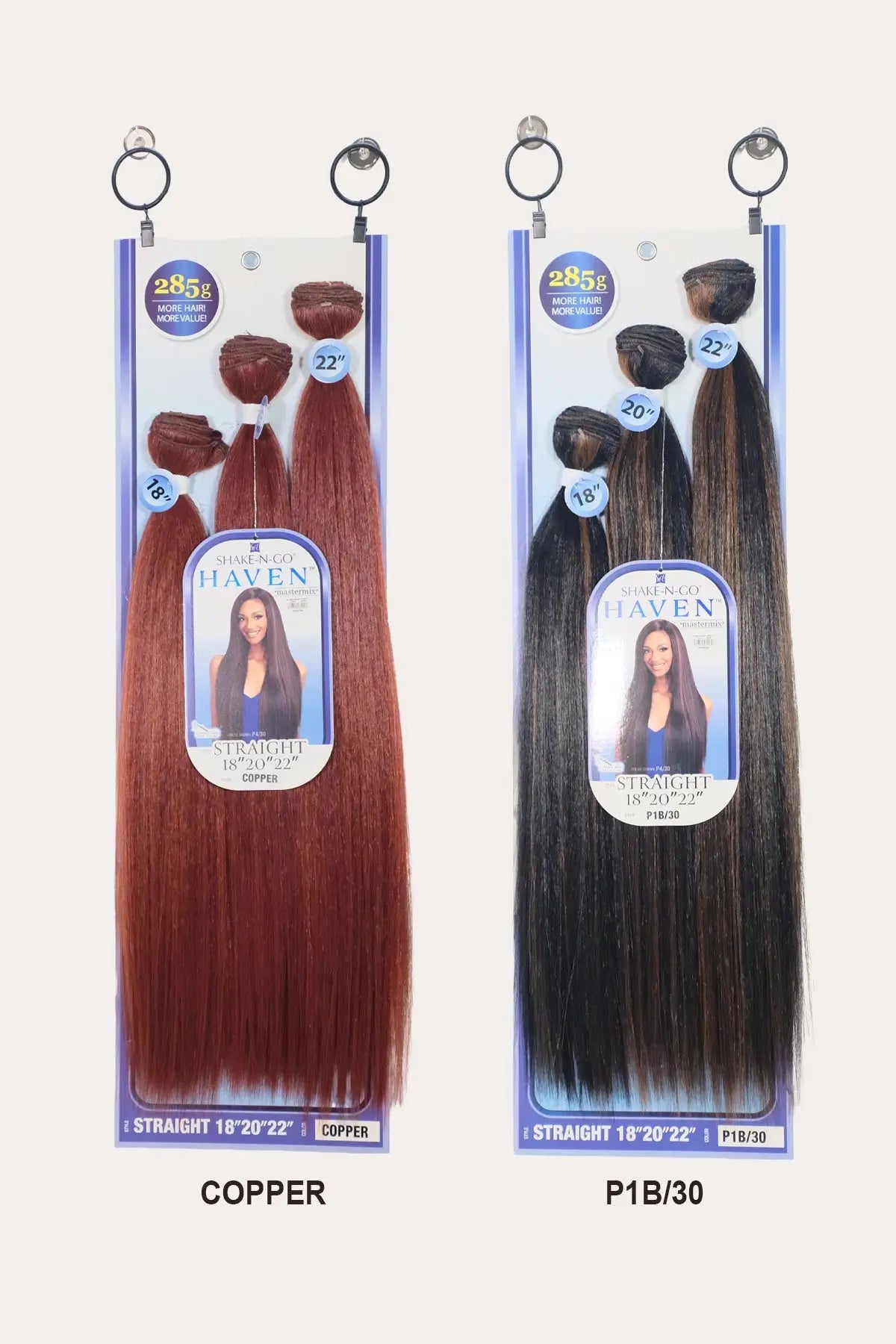 SHAKE N GO ORGANIQUE HAVEN WEAVE - STRAIGHT 3PCS 18"20"22" SHAKE N GO