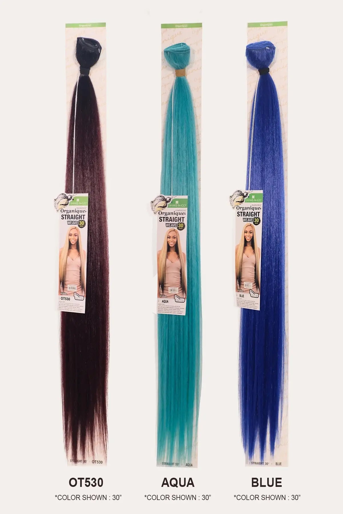 SHAKE N GO ORGANIQUE MASTERMIX TISSAGE - LISSE 24"