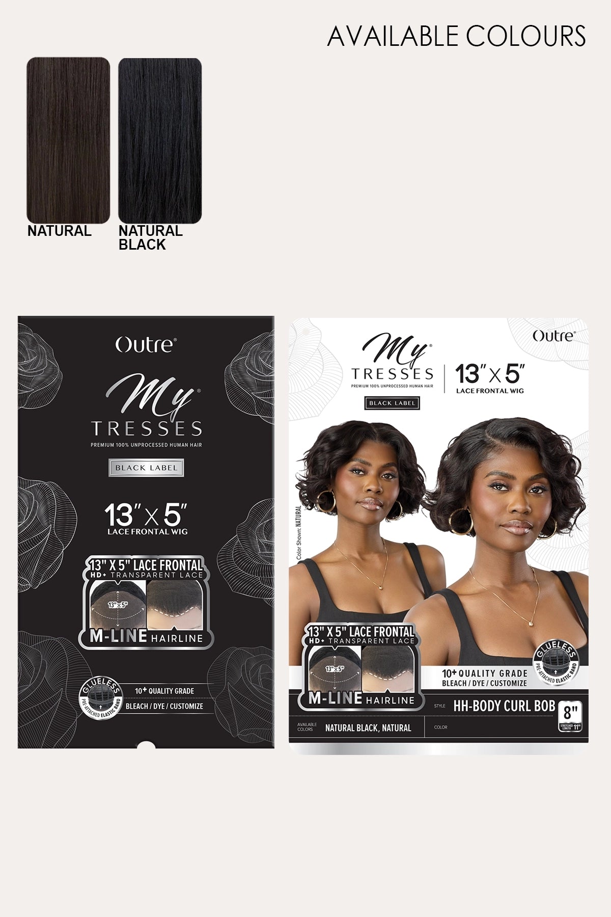 OUTRE MY TRESSES BLACK LABEL 13X5 HD LACE FRONTAL WIG - BODY CURL BOB