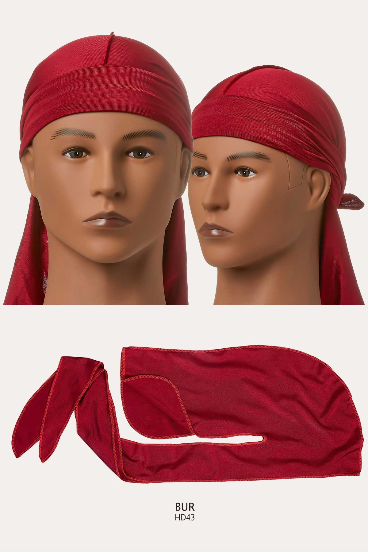 RED BY KISS BOW WOW POWER WAVE SILKY SPANDEX DURAG - BSW BEAUTY CANADA