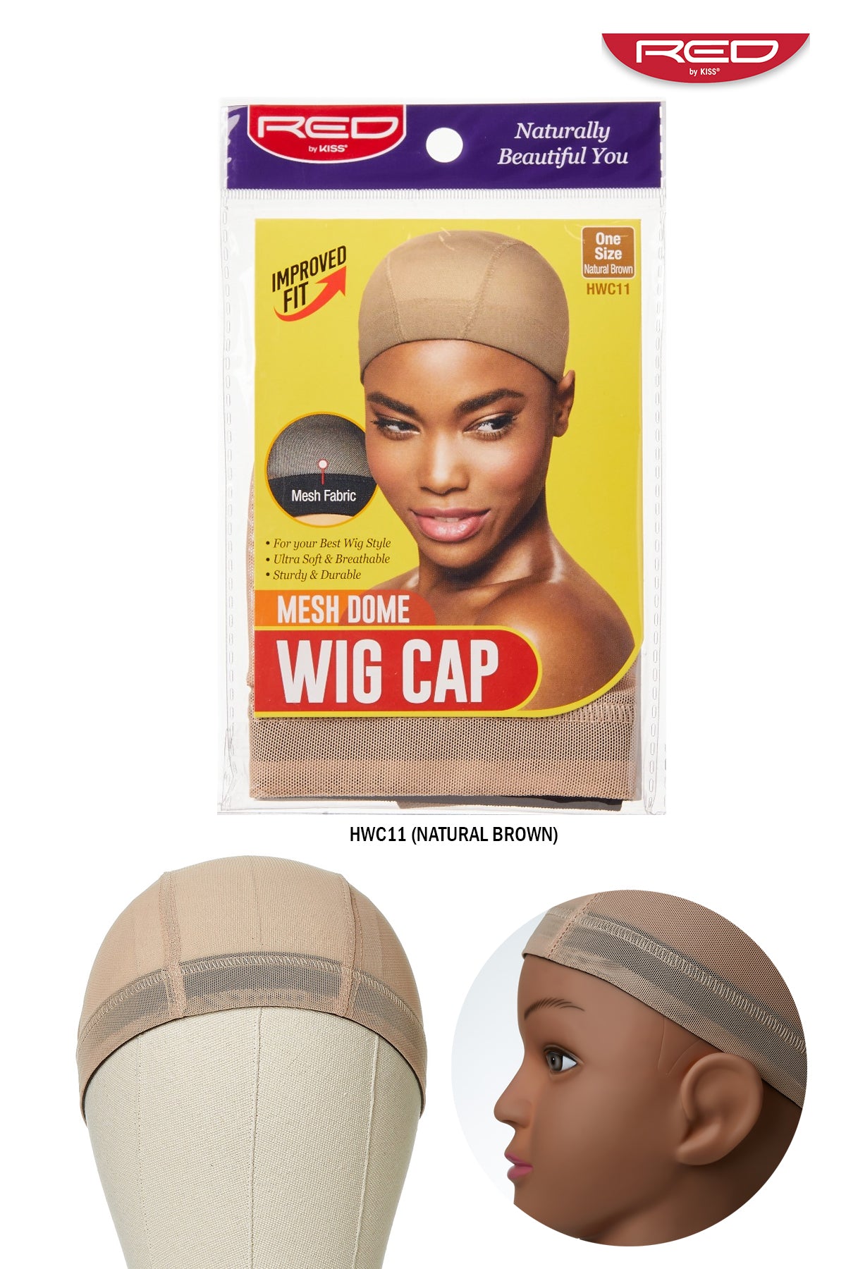 RED BY KISS MESH DOME CAP - BSW BEAUTY CANADA