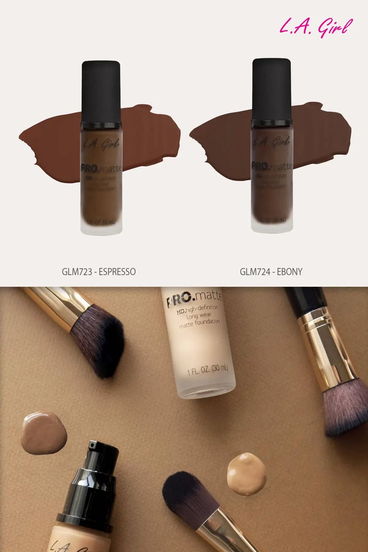 L.A GIRL PRO MATTE FOUNDATION 1oz - BSW BEAUTY CANADA