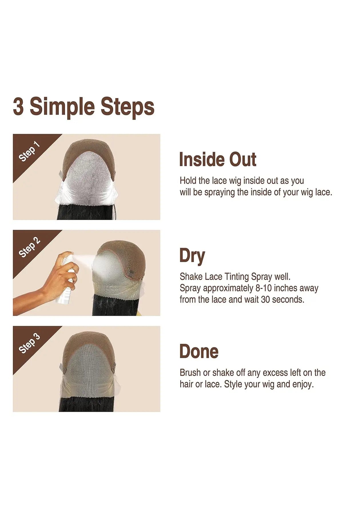 RED BY KISS LACE TINTING SPRAY (4 COLORS)