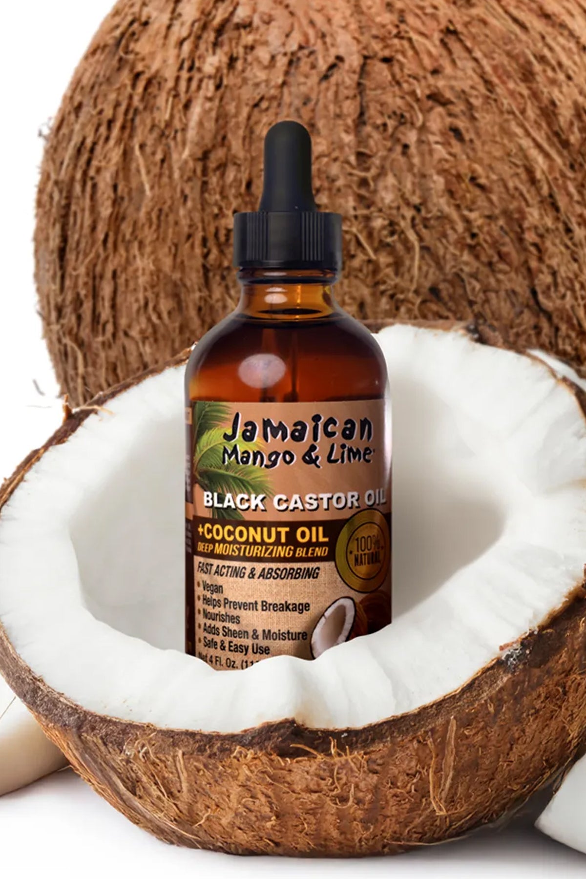 JAMAICAN MANGO & LIME BLACK CASTOR OIL - COCONUT OIL