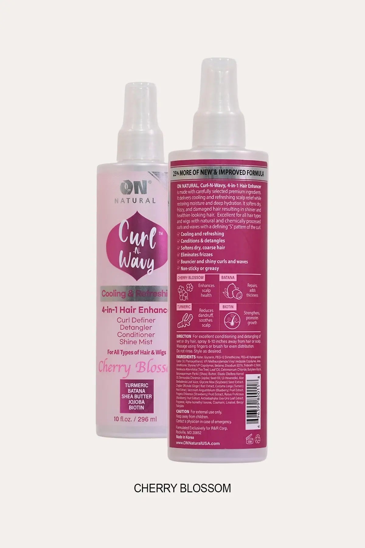 ON NATURAL 4 IN 1 HAIR ENHANCER 10oz ON NATURAL