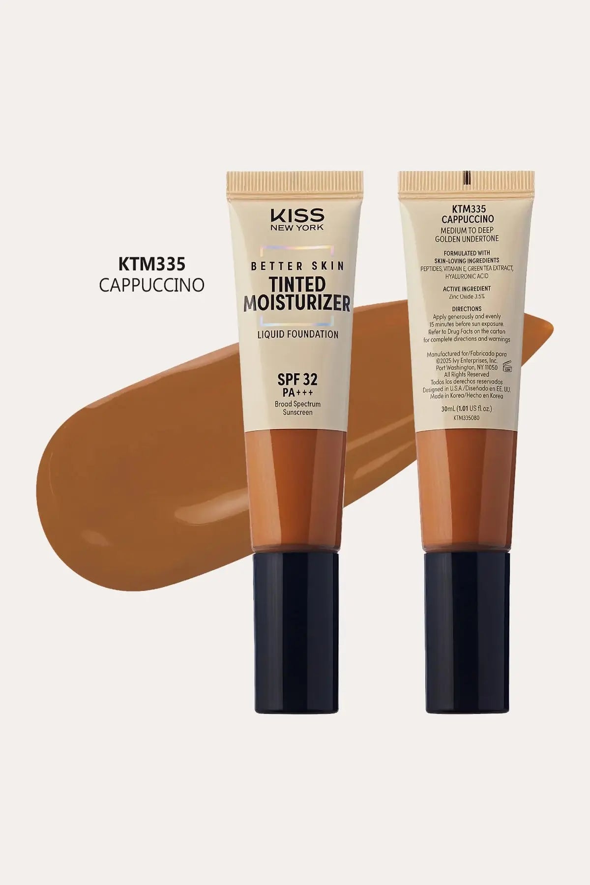 KISS NEW YORK HYDRATING TINTED MOISTURIZER SPF 32 PA+++ 30ml