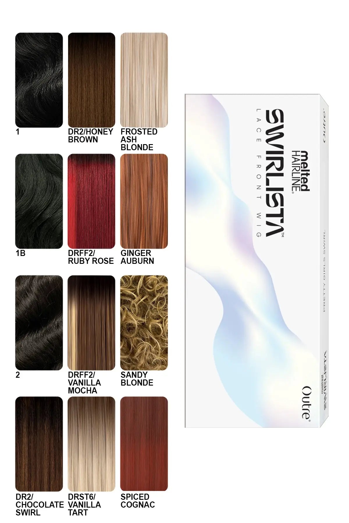 OUTRE MELTED HAIRLINE SWIRLISTA LACE FRONT WIG - SWIRL 101 - BSW BEAUTY CANADA