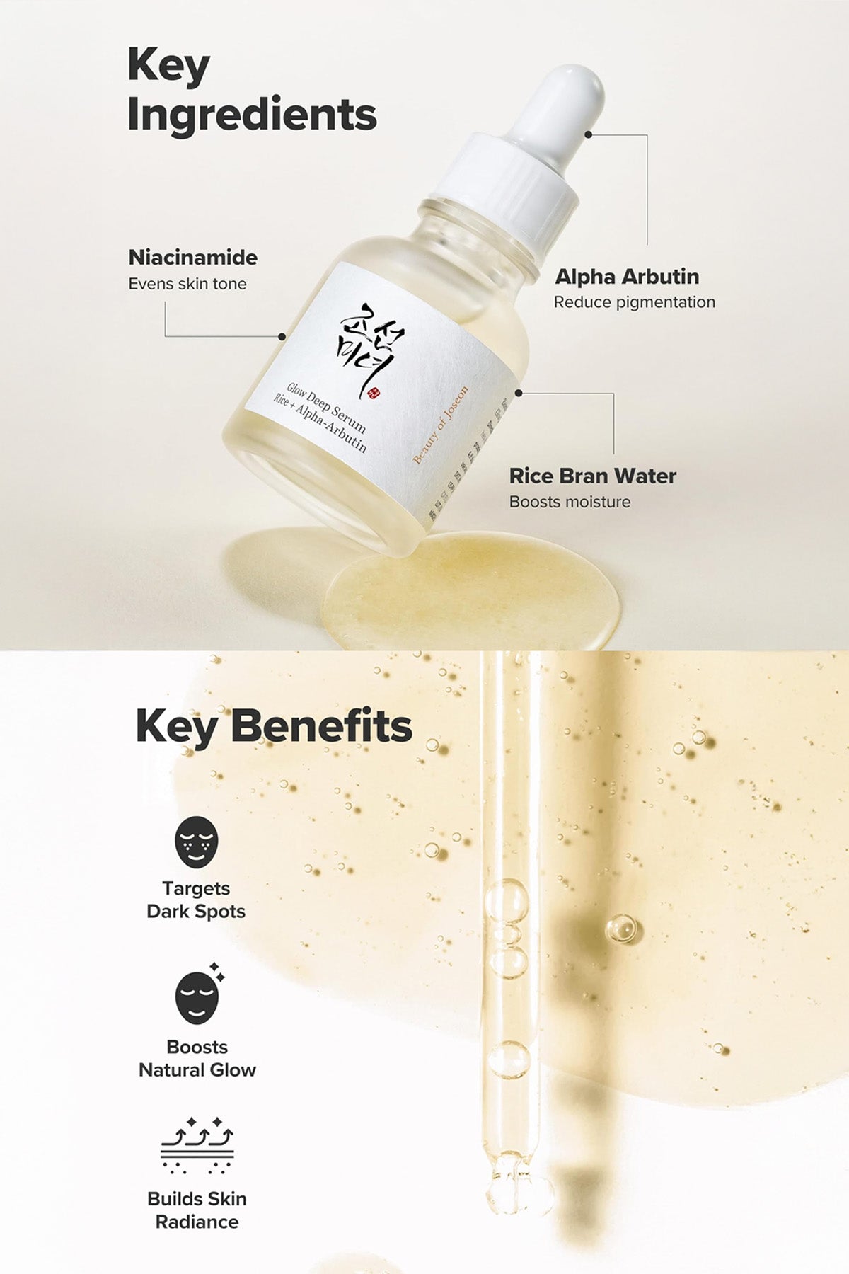 BEAUTY OF JOSEON GLOW DEEP SERUM RICE & ARBUTIN 30ml - BSW BEAUTY CANADA