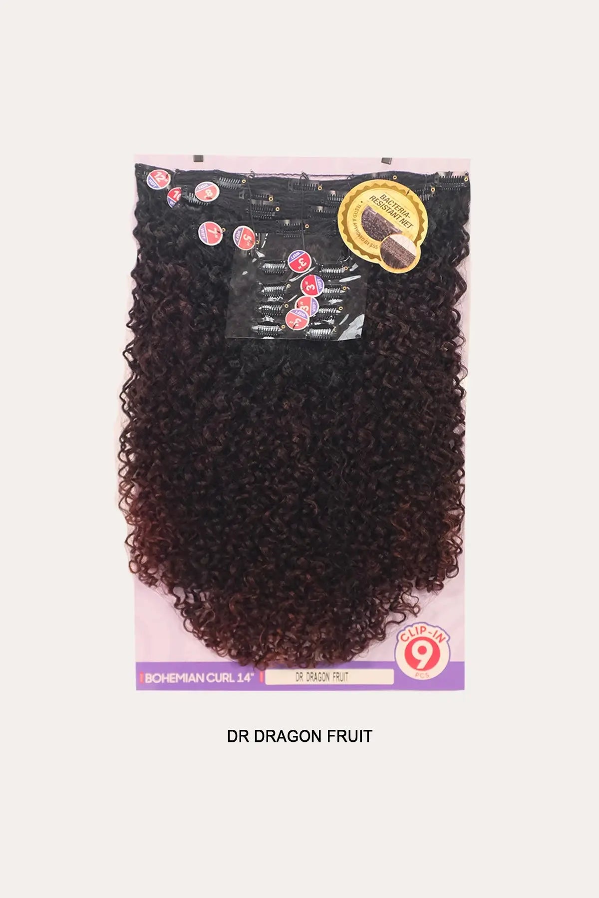 OUTRE BIG BEAUTIFUL HAIR CLIP-IN 9PCS - BOHEMIAN CURL 14"