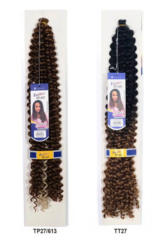 SHAKE N GO FREETRESS CROCHET BRAID  WATER WAVE 22" SHAKE N GO