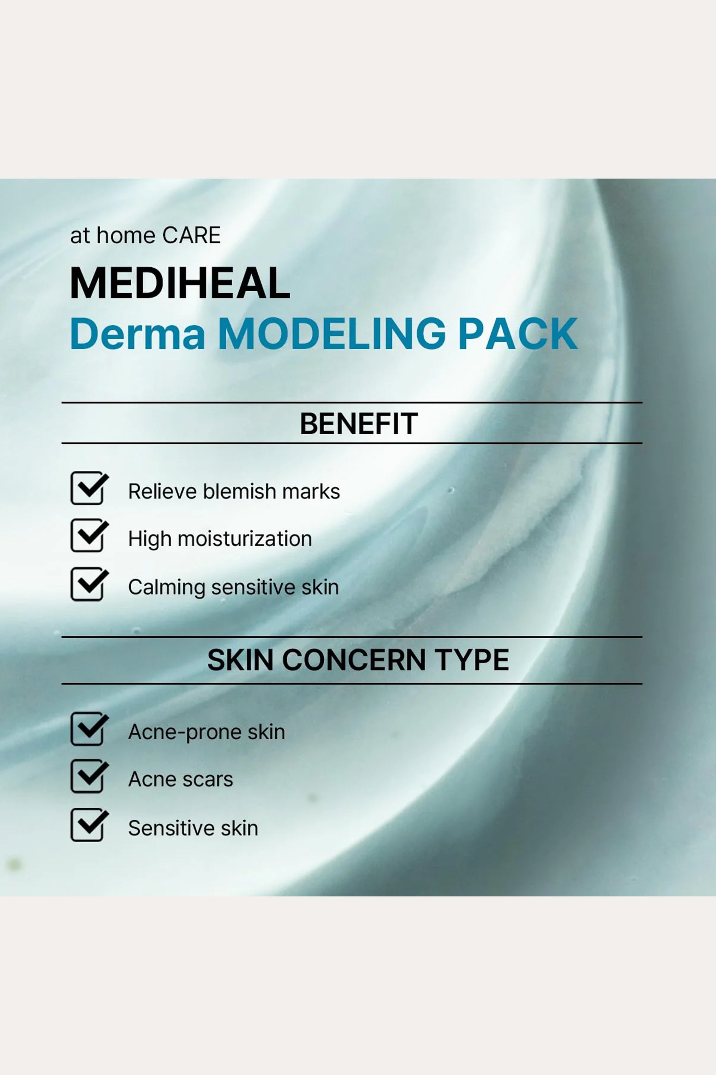 MASQUE DE MODELAGE DERMA MEDIHEAL MADÉCASSOSIDE