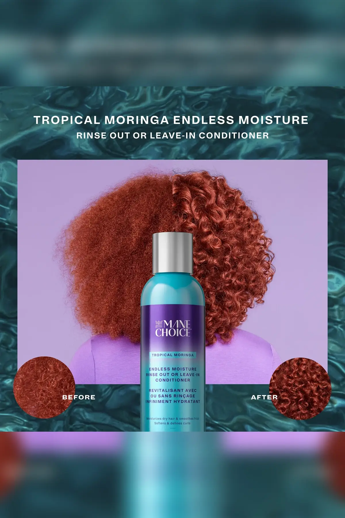 THE MANE CHOICE TROPICAL MORINGA SWEET OIL & HONEY RINSE OUT OR LEAVE-IN CONDITIONER THE MANE CHOICE