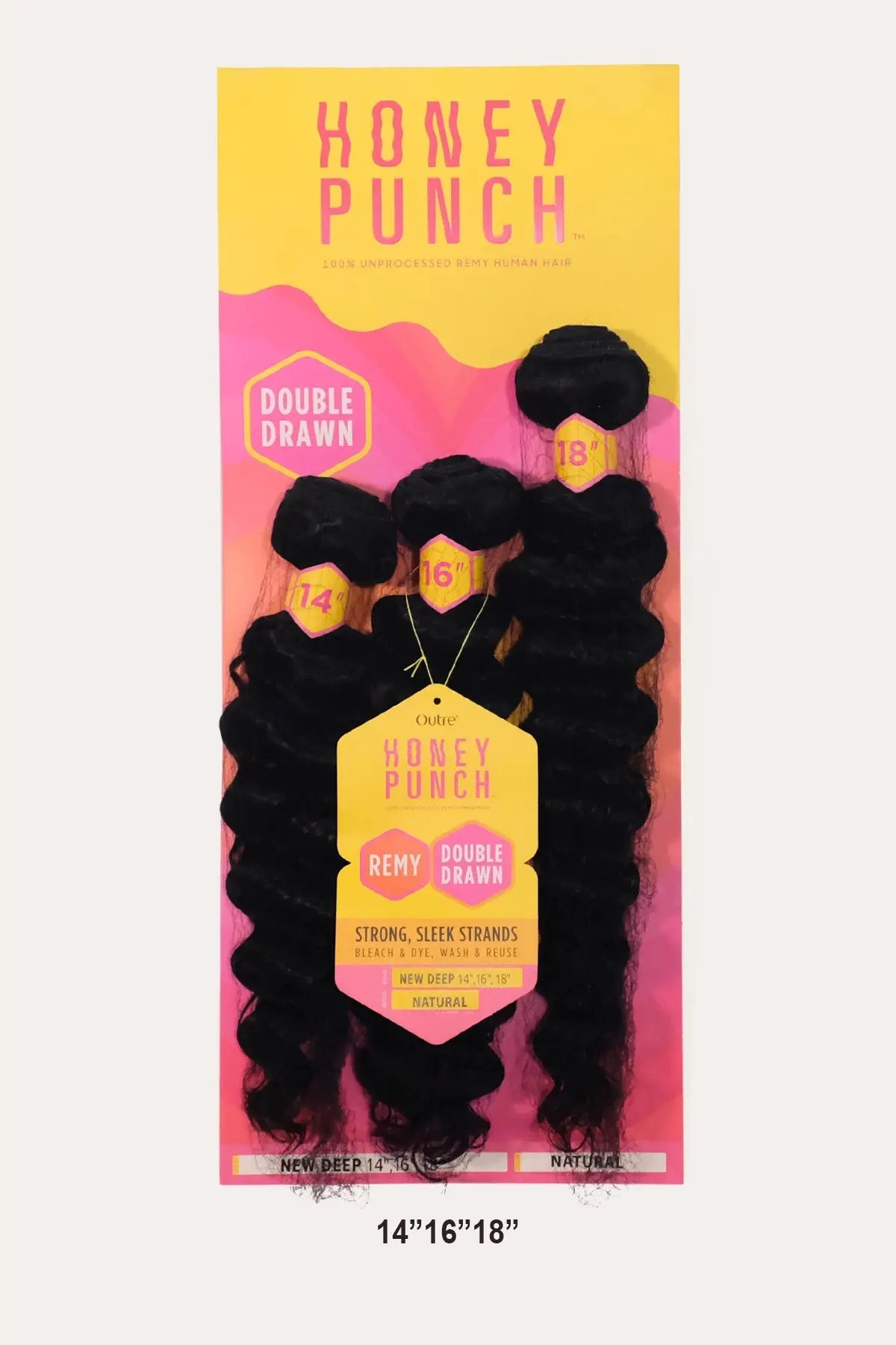 OUTRE HONEY PUNCH HUMAN HAIR WEAVE - NEW DEEP (MULTI) - BSW BEAUTY CANADA