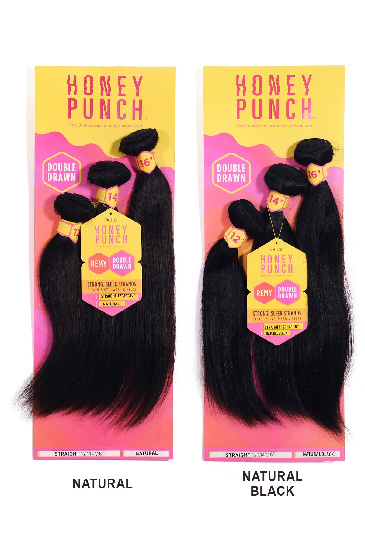 OUTRE HONEY PUNCH UNPROCESSED HUMAN HAIR - STRAIGHT MULTI