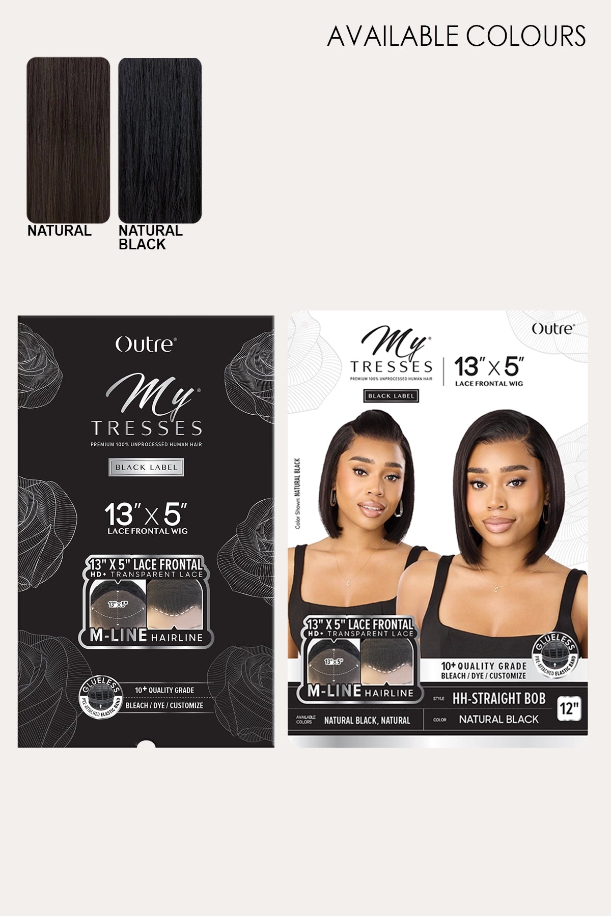 OUTRE MY TRESSES BLACK LABEL 13X5 HD LACE FRONTAL WIG - STRAIGHT BOB
