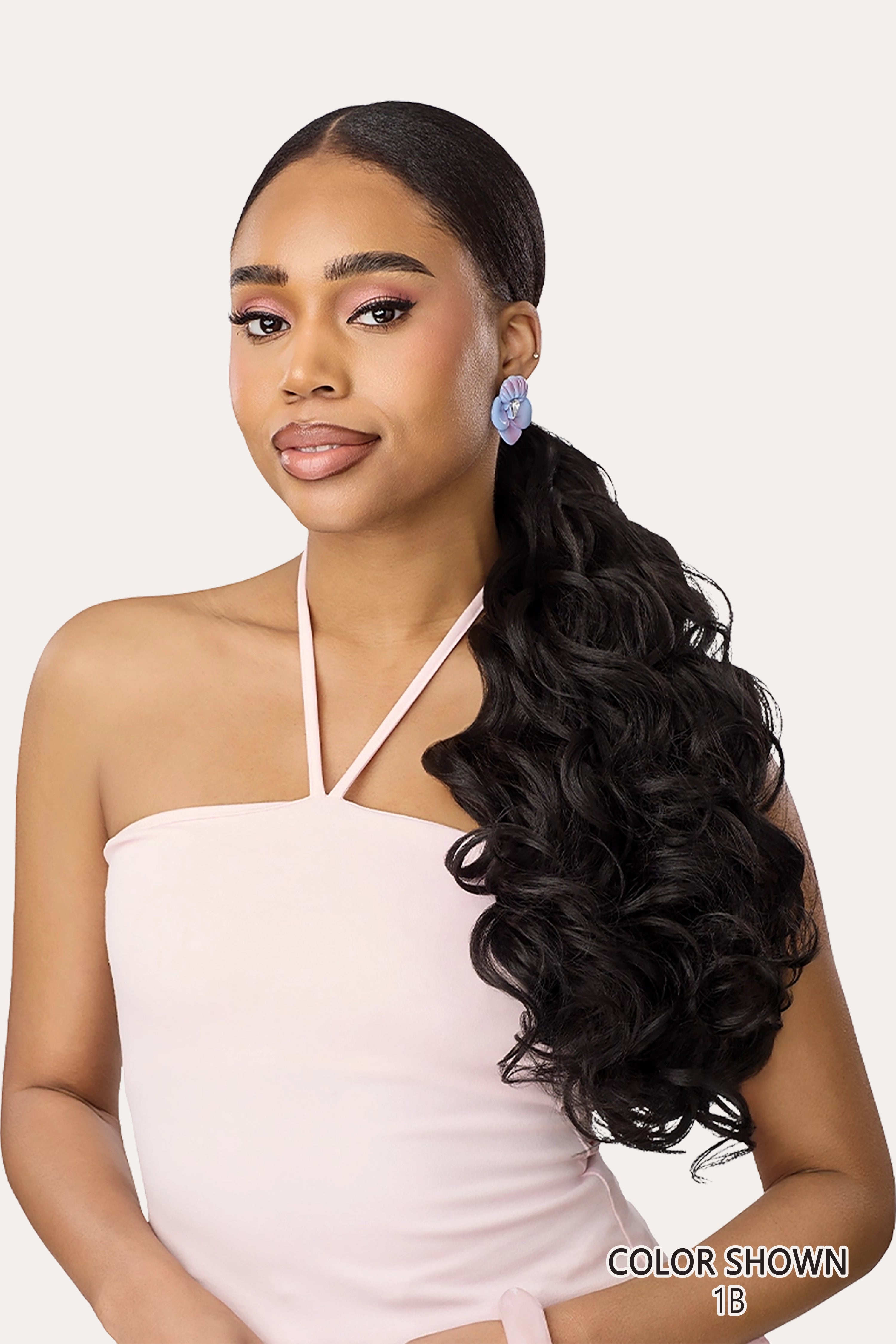 OUTRE PRETTY QUICK SLIDE & HIDE DRAWSTRING PONYTAIL - BODY WAVE 20