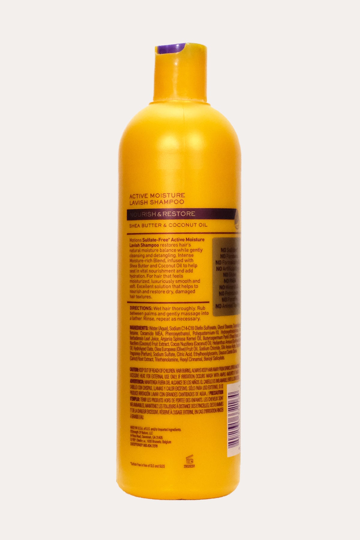 MOTIONS NOURISH & CARE ACTIVE MOISTURE LAVISH SHAMPOO