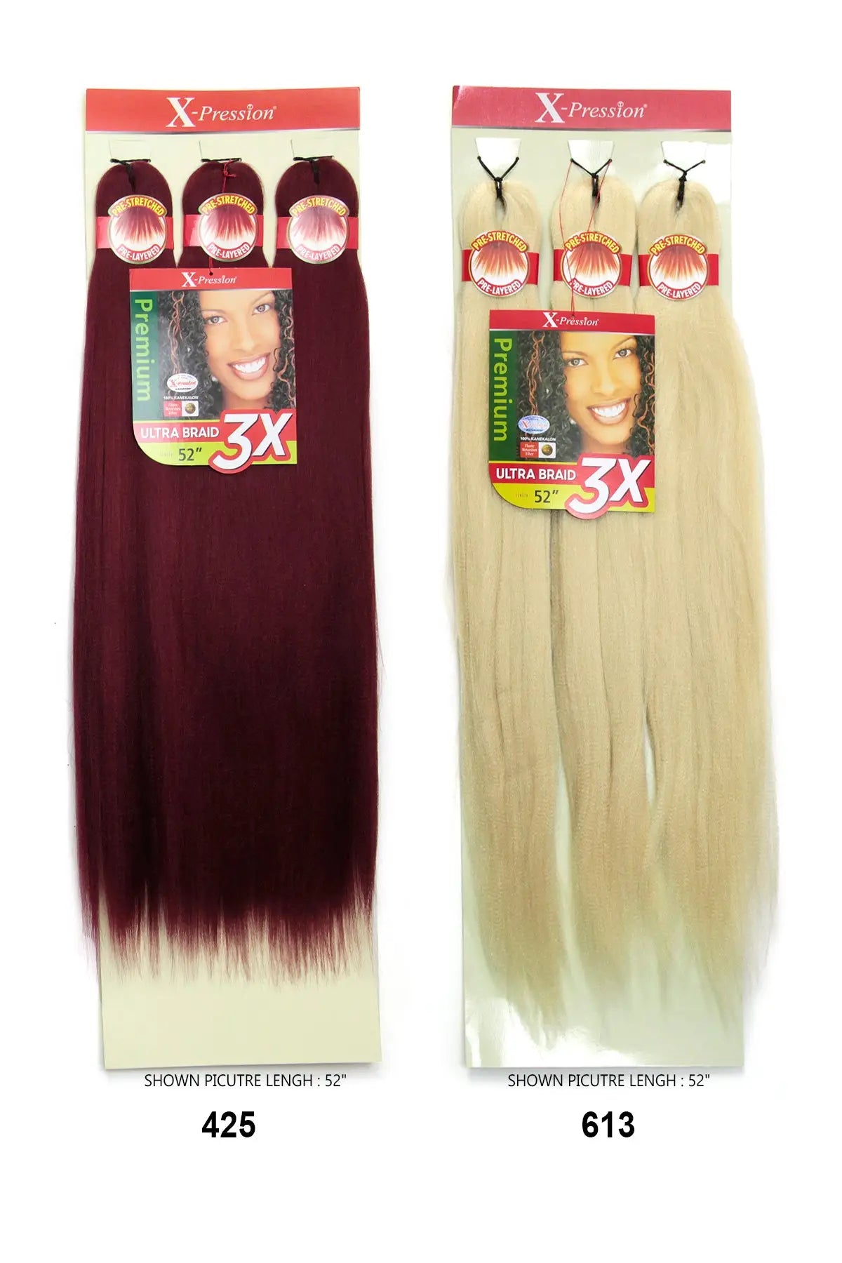 OUTRE 3X X-PRESSION PRE-STRETCHED ULTRA BRAID 52" OUTRE