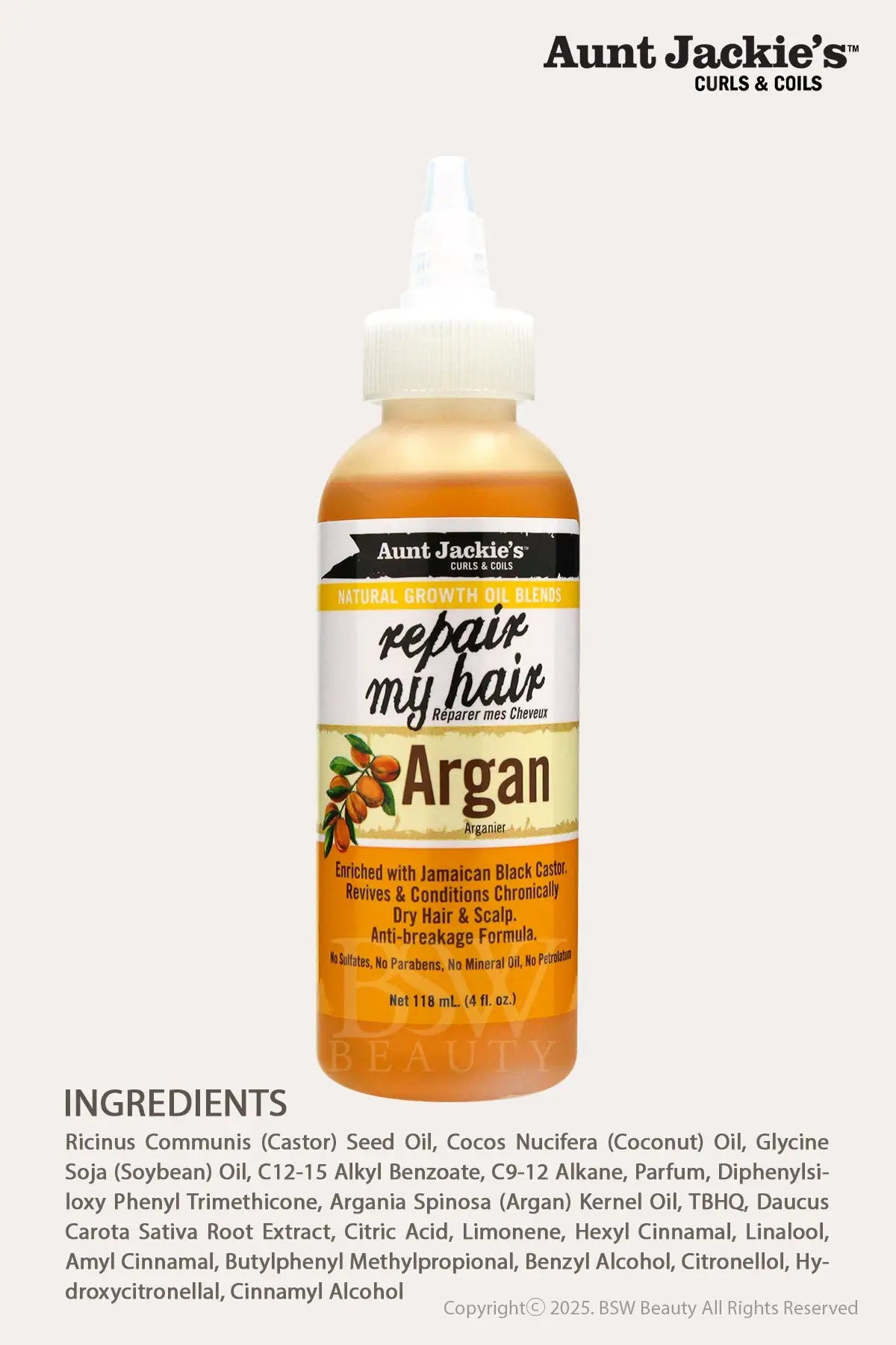AUNT JACKIES NATURAL GROWTH OIL BLENDS - BSW BEAUTY CANADA