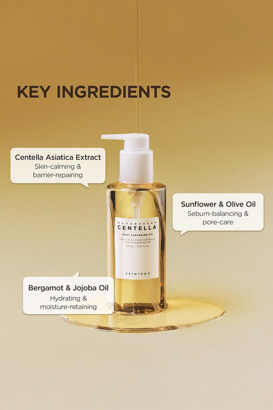 SKIN1004 MADAGASCAR CENTELLA LIGHT CLEANSING OIL 200ml - BSW BEAUTY CANADA