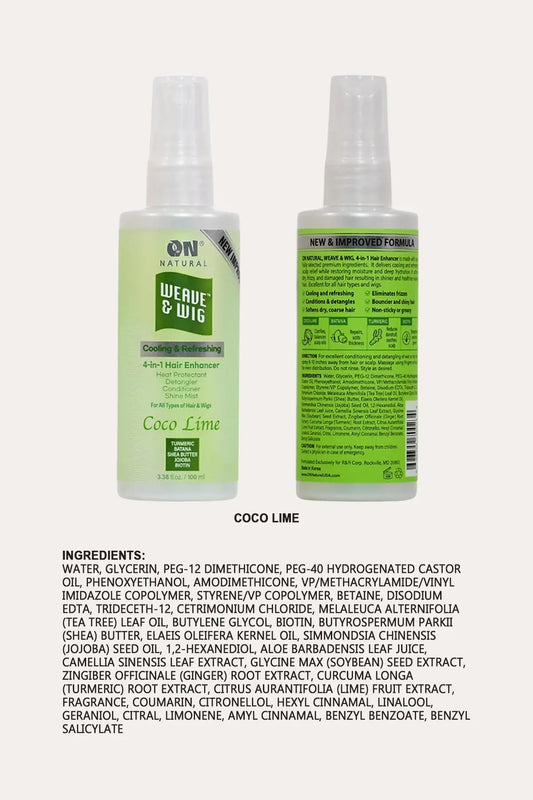 ON NATURAL CURL-N-WAVY 4IN1  ENHANCER 3.38OZ ON NATURAL