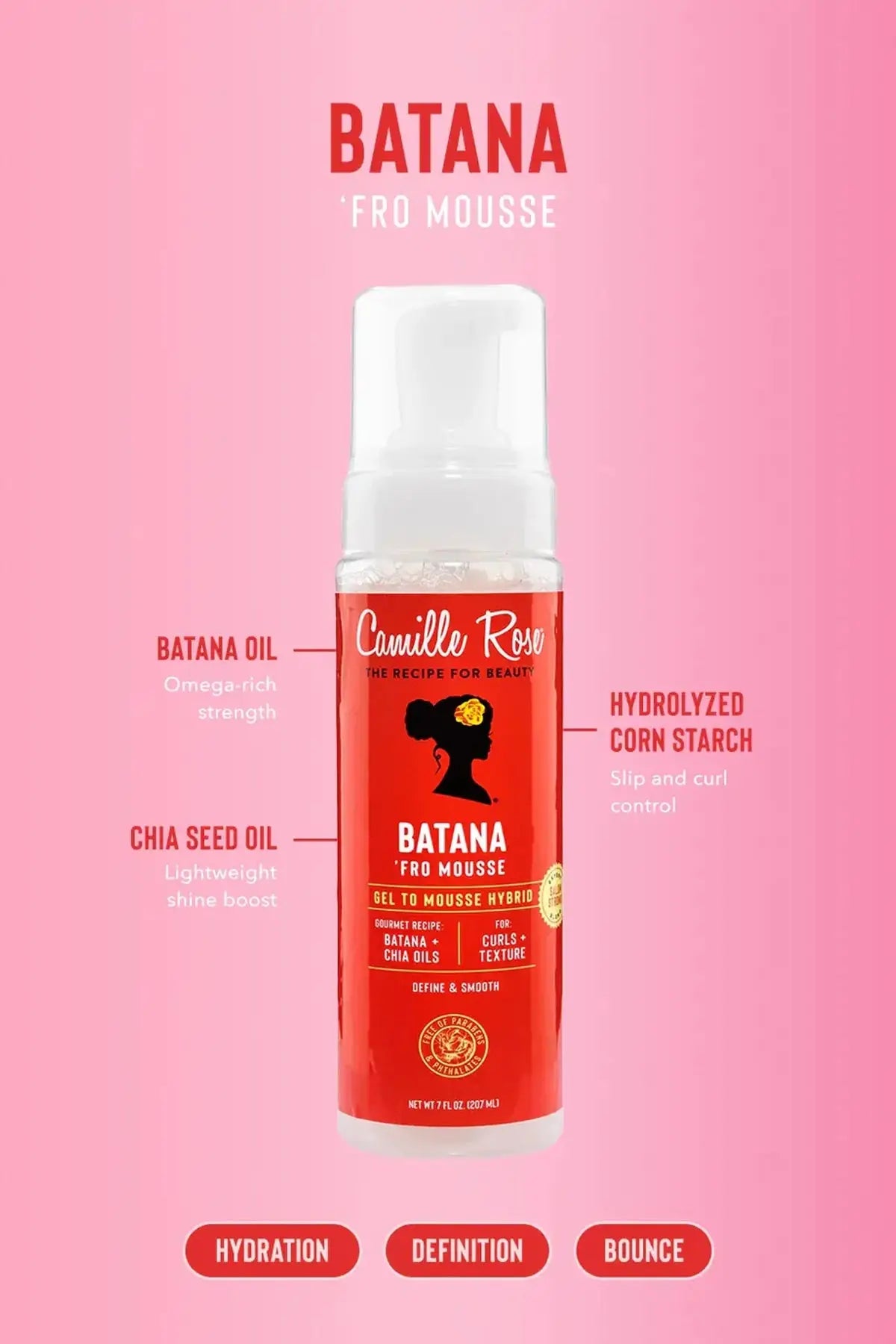 CAMILLE ROSE BATANA OIL MIRACLE FRO MOUSSE