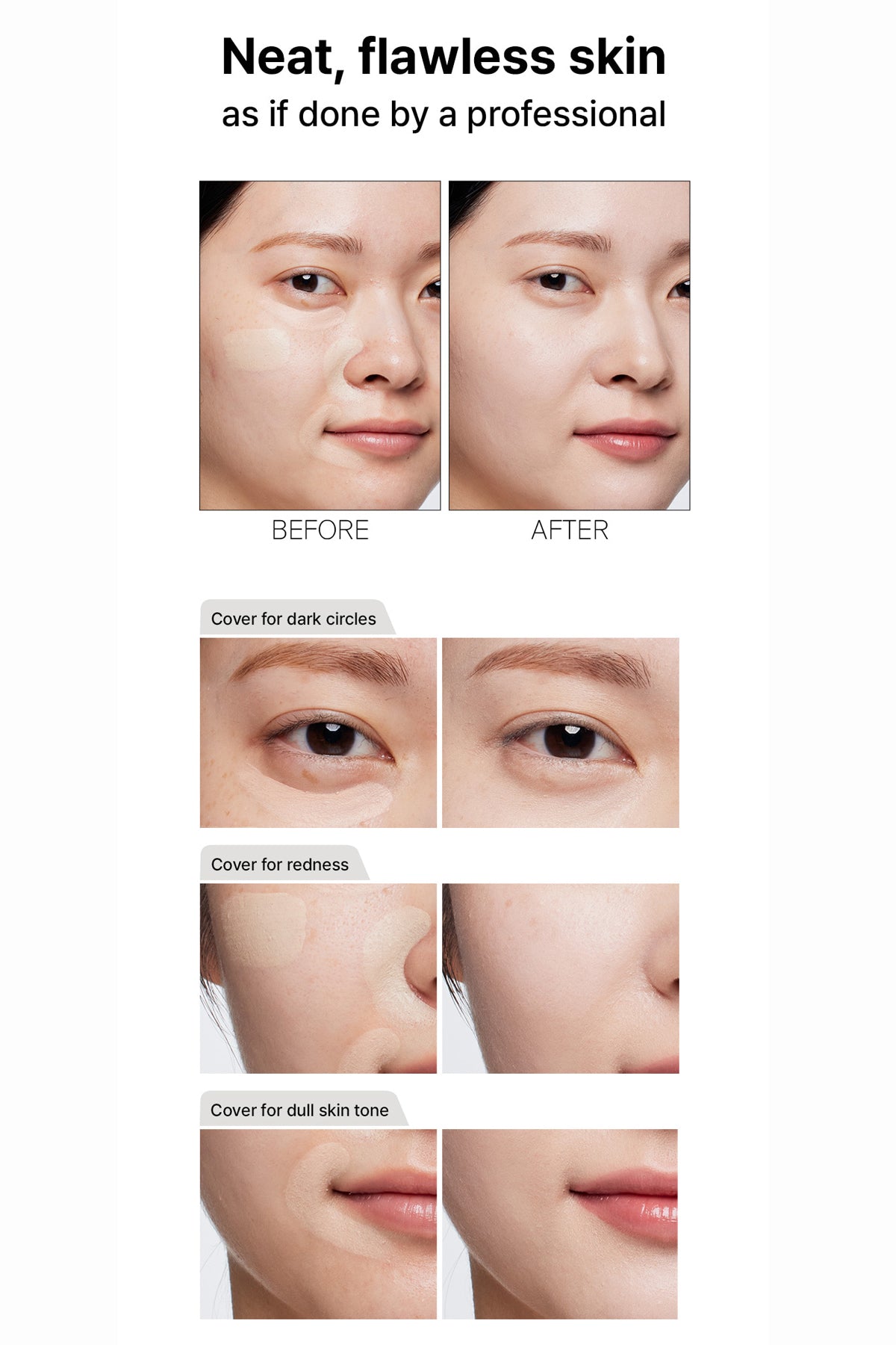 THE SAEM COVER PERFECTION TRIPLE POT CONCEALER