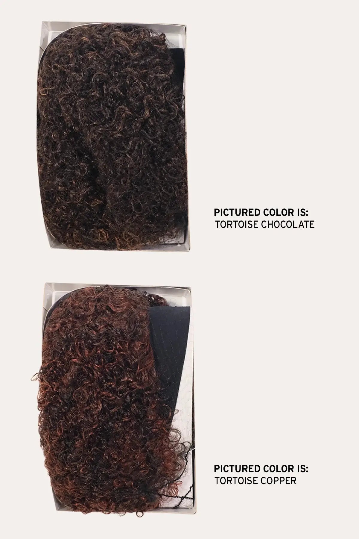 NUTIQUE ITS A WIG HEADBAND STYLE HALF CAP WIG -  CURLY GLAM