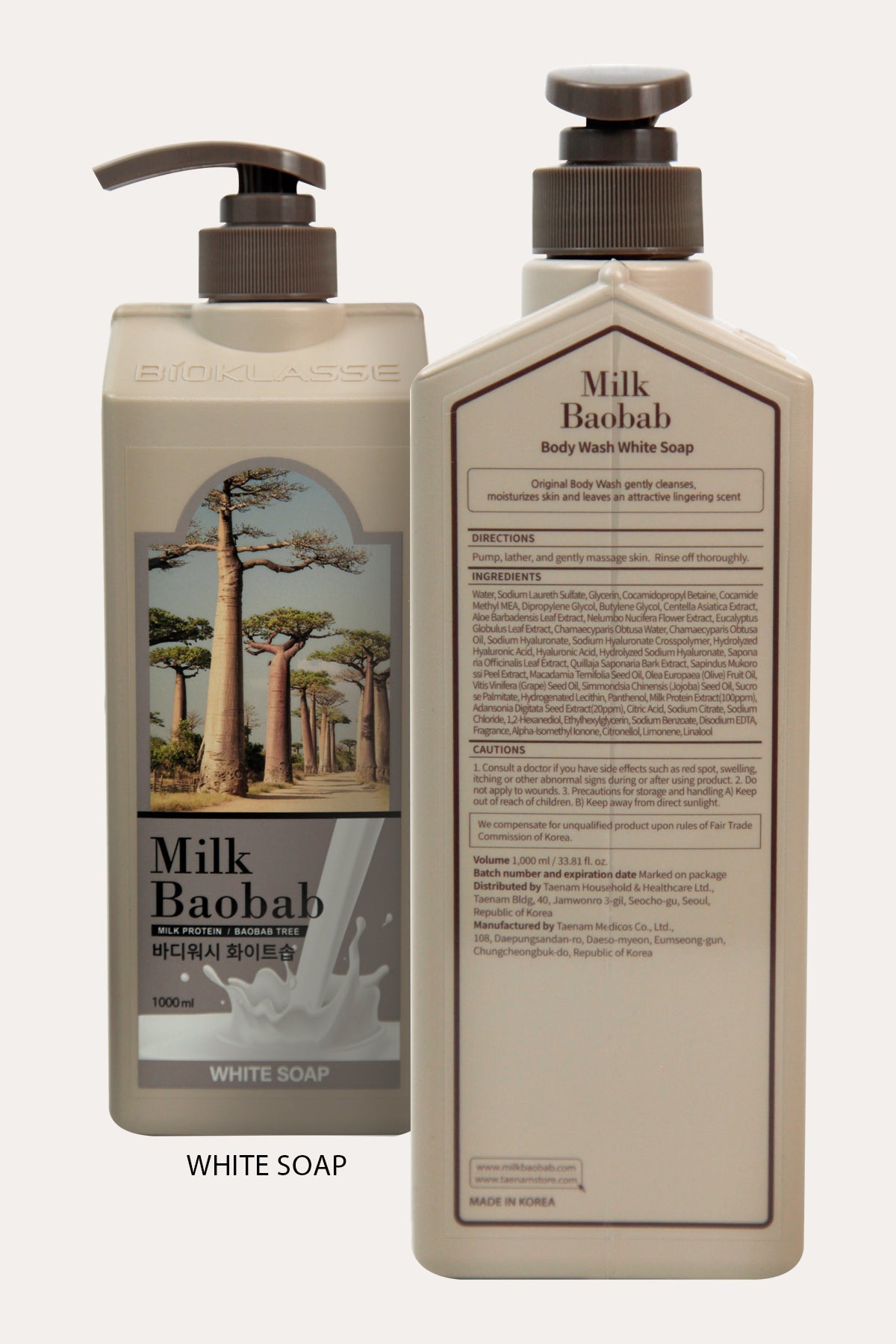 MILK BAOBAB BODY WASH 1000ml