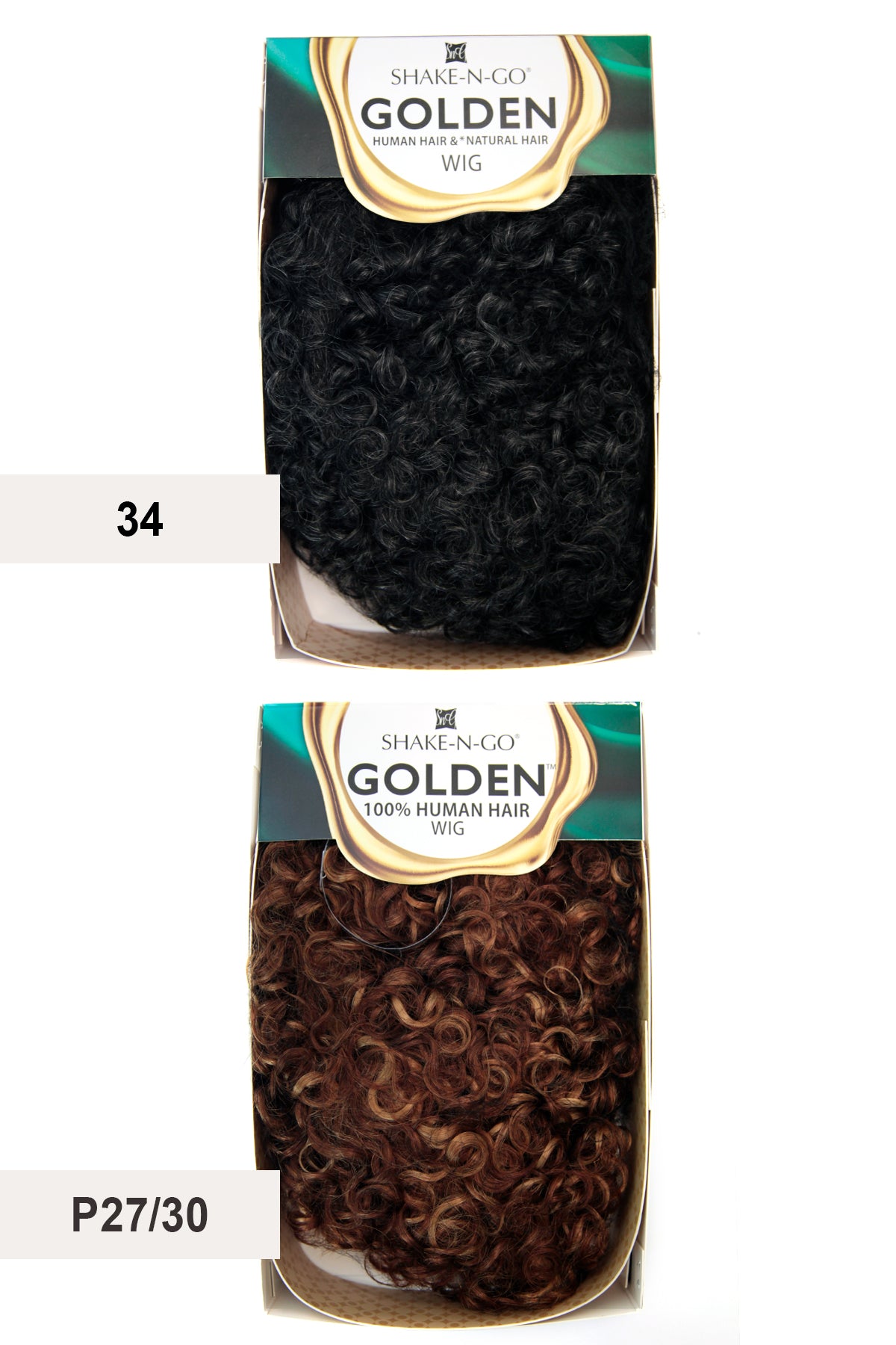 SHAKE N GO GOLDEN 100% HUMAN HAIR FULL WIG - STACEY - BSW BEAUTY CANADA