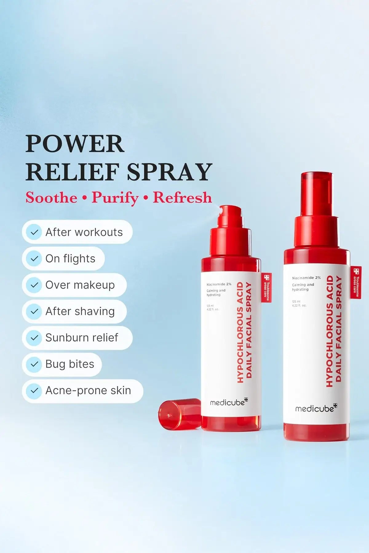 MEDICUBE HYPOCHLOROUS ACID DAILY FACIAL SPRAY 125ml MEDICUBE