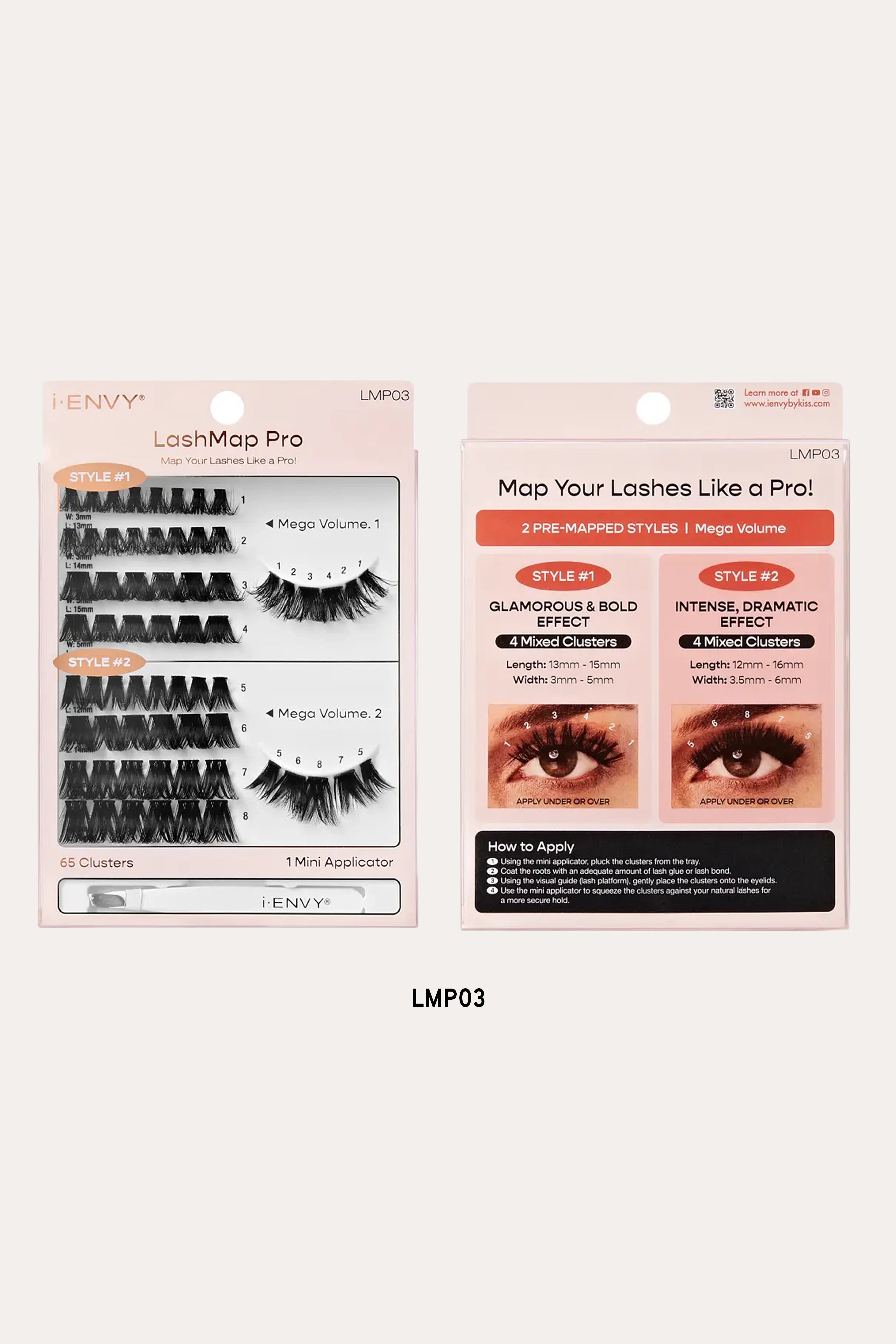 I ENVY LASHMAP PRO | INDIVISUAL FALSE EYELASHES
