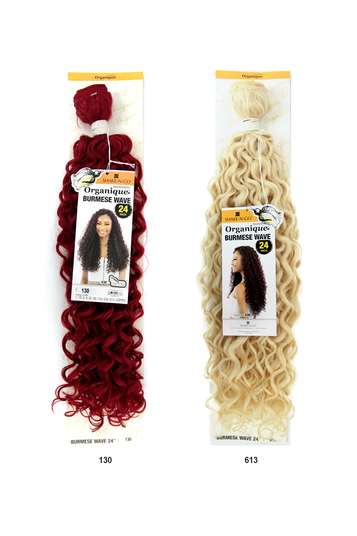 SHAKE N GO ORGANIQUE MASTERMIX - BURMESE WAVE 24" - BSW BEAUTY CANADA