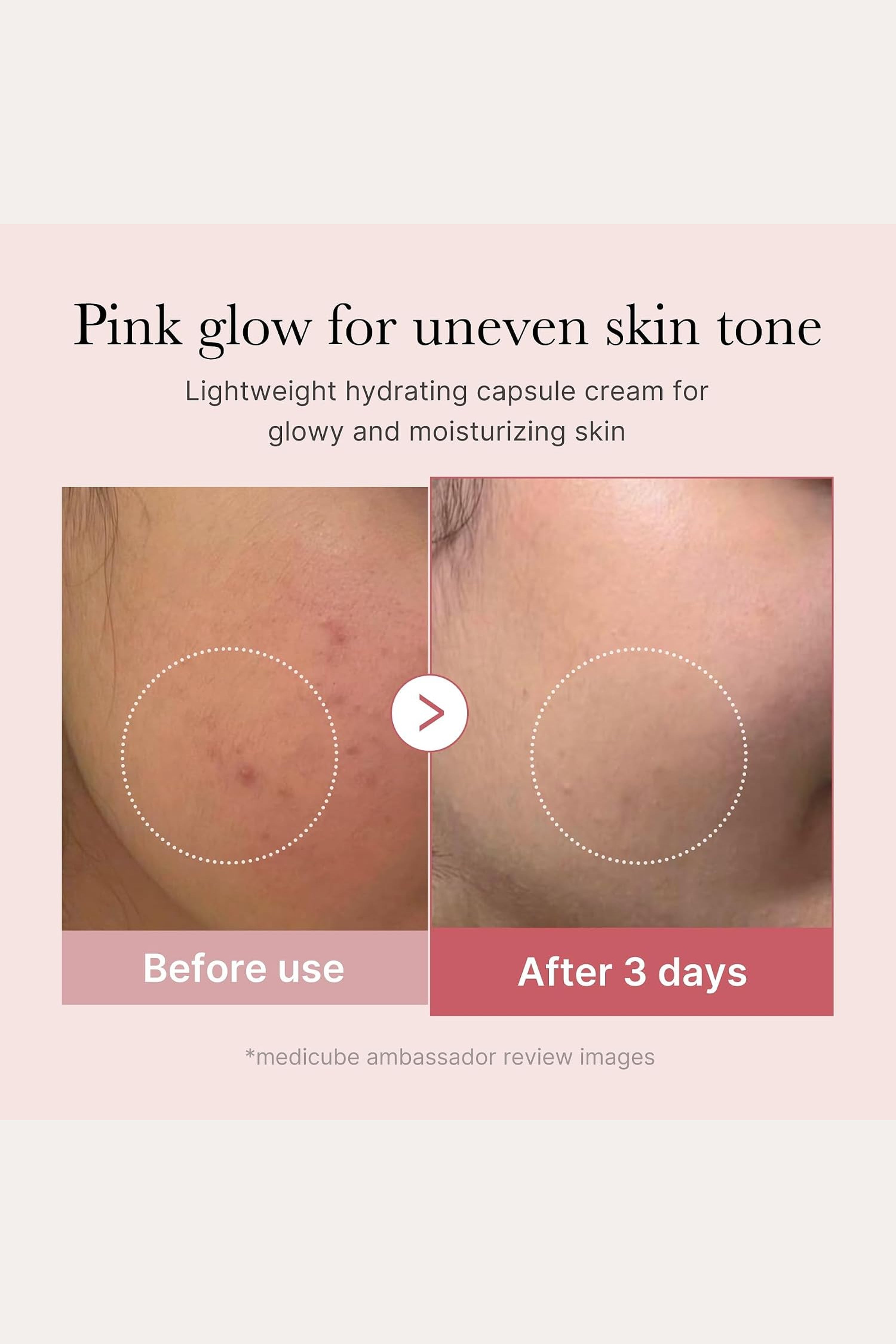 MEDICUBE CRÈME CAPSULE DE COLLAGÈNE ROSE AU PDRN
