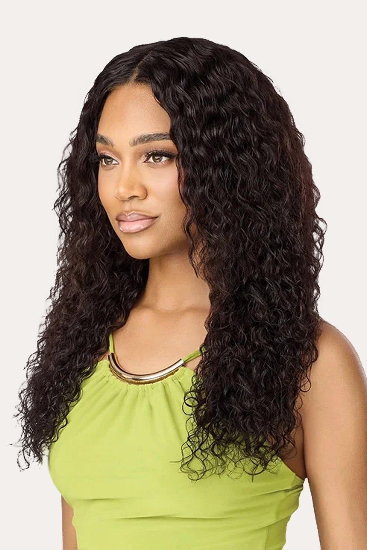 OUTRE SUGAR PUNCH 13X5 GLUELESS LACE FRONTAL WIG - WATER WAVE 22"