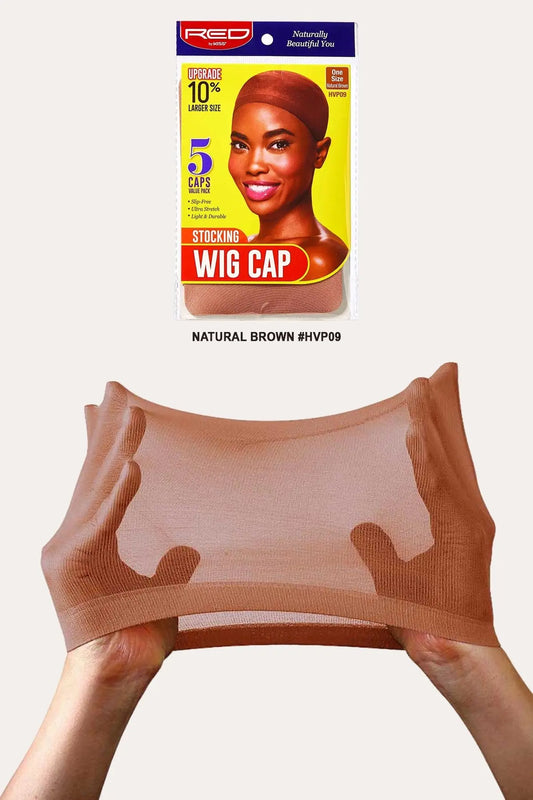 RED BY KISS STOCKING WIG CAP (5PCS) Red By Kiss