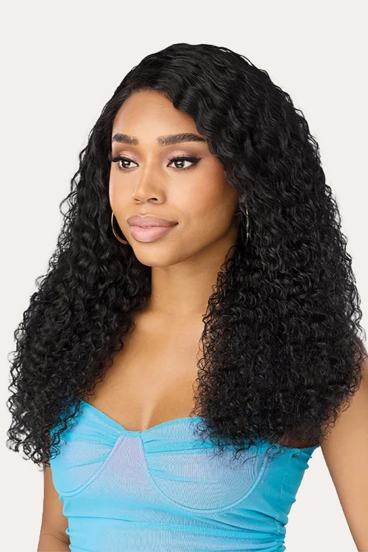 OUTRE SUGAR PUNCH 13X5 GLUELESS LACE FRONTAL WIG - WET&WAVY DEEP CURL 22"