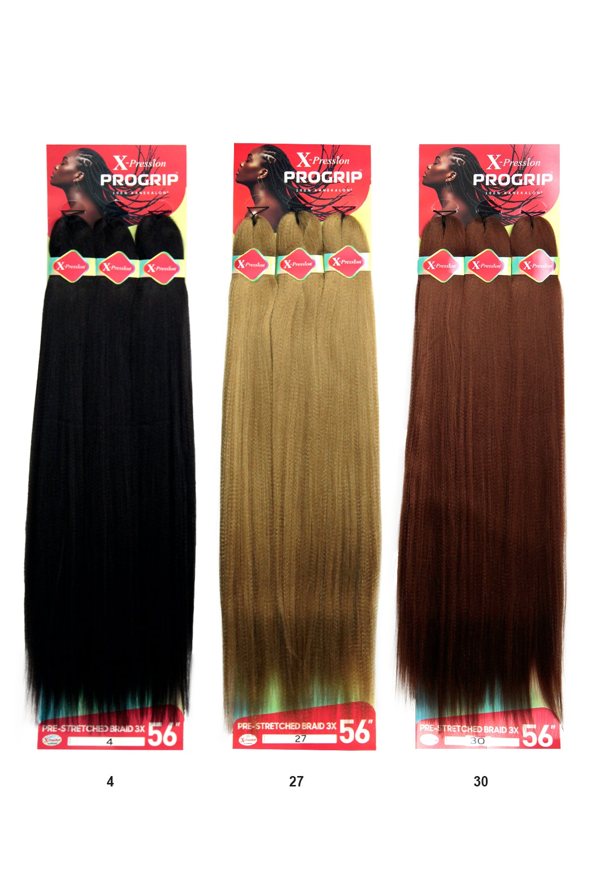 OUTRE X-PRESSION 3X PROGRIP PRE-STRETCHED BRAID 56