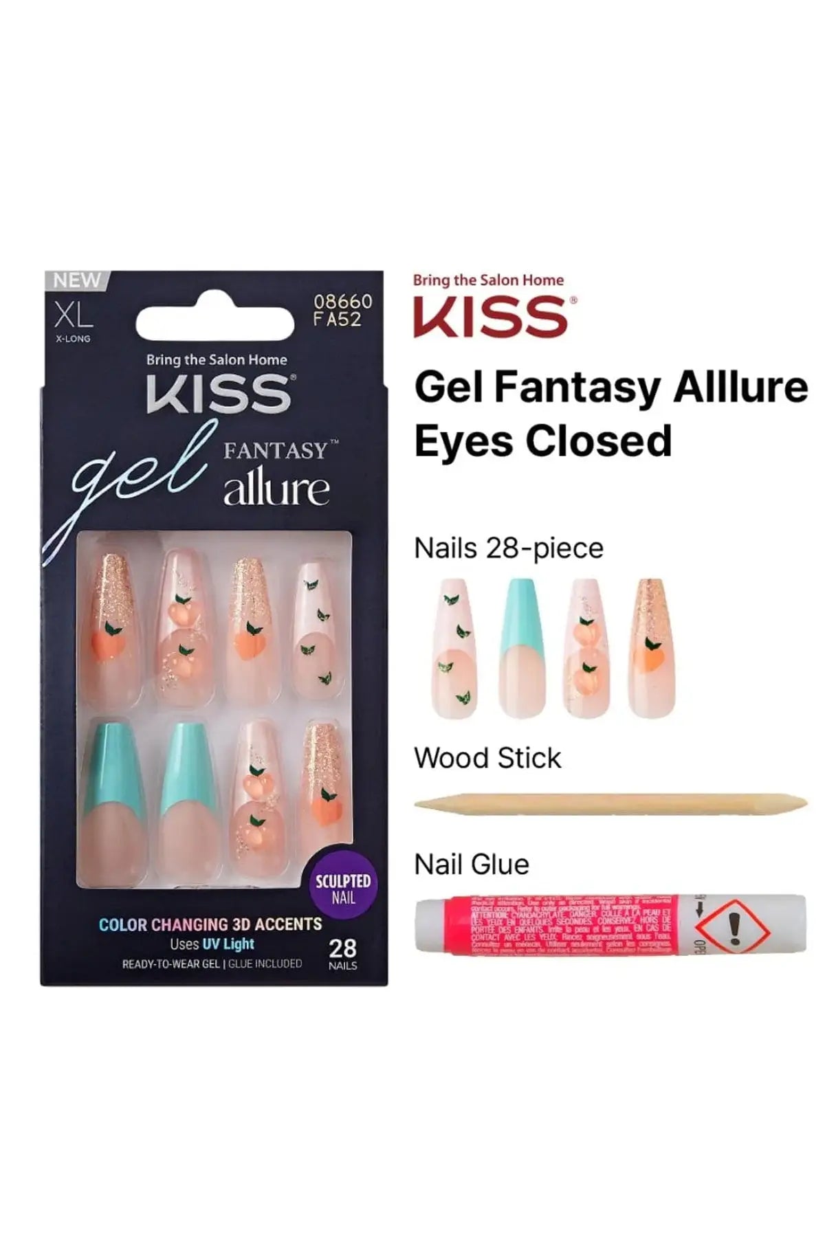 KISS GEL FANTASY ALLURE NAILS KISS NEW YORK