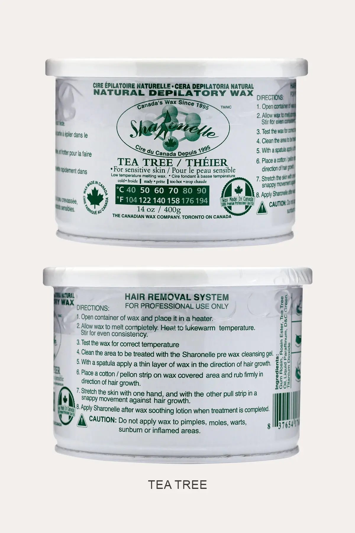 SHARONELLE NON - NATURAL DEPILATORY WAX 14oz - BSW BEAUTY CANADA