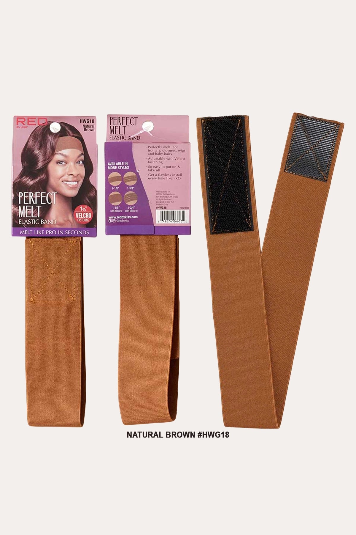 RED BY KISS PREMIUM ELASTIC WIG BAND - WIDE