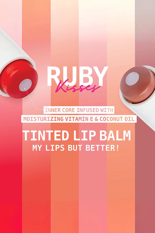 RUBY KISSES MOISTURE CORE TINTED LIP BALM RUBY KISS BY KISS