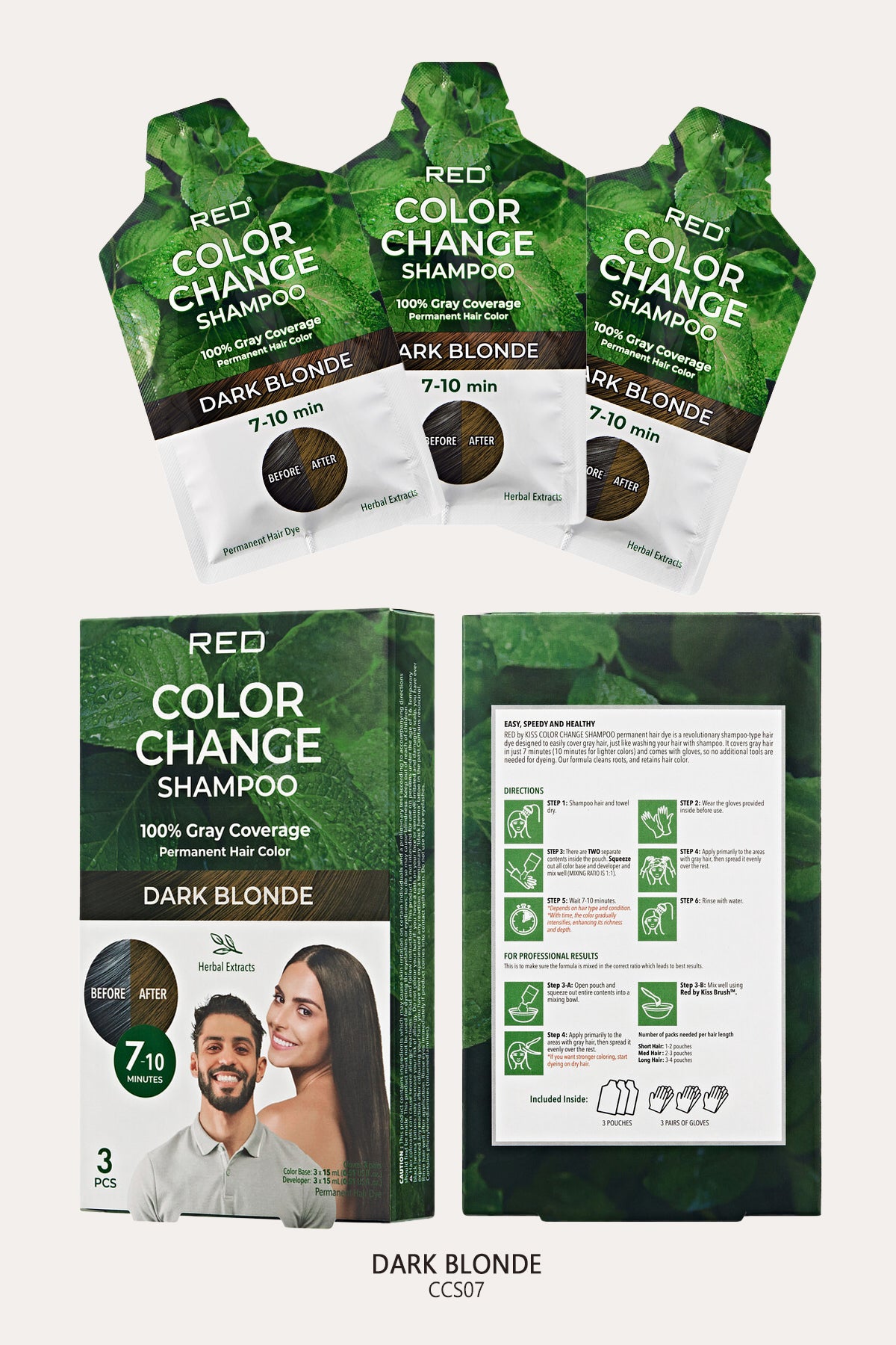 RED BY KISS COLOR CHANGE SHAMPOO - BSW BEAUTY CANADA