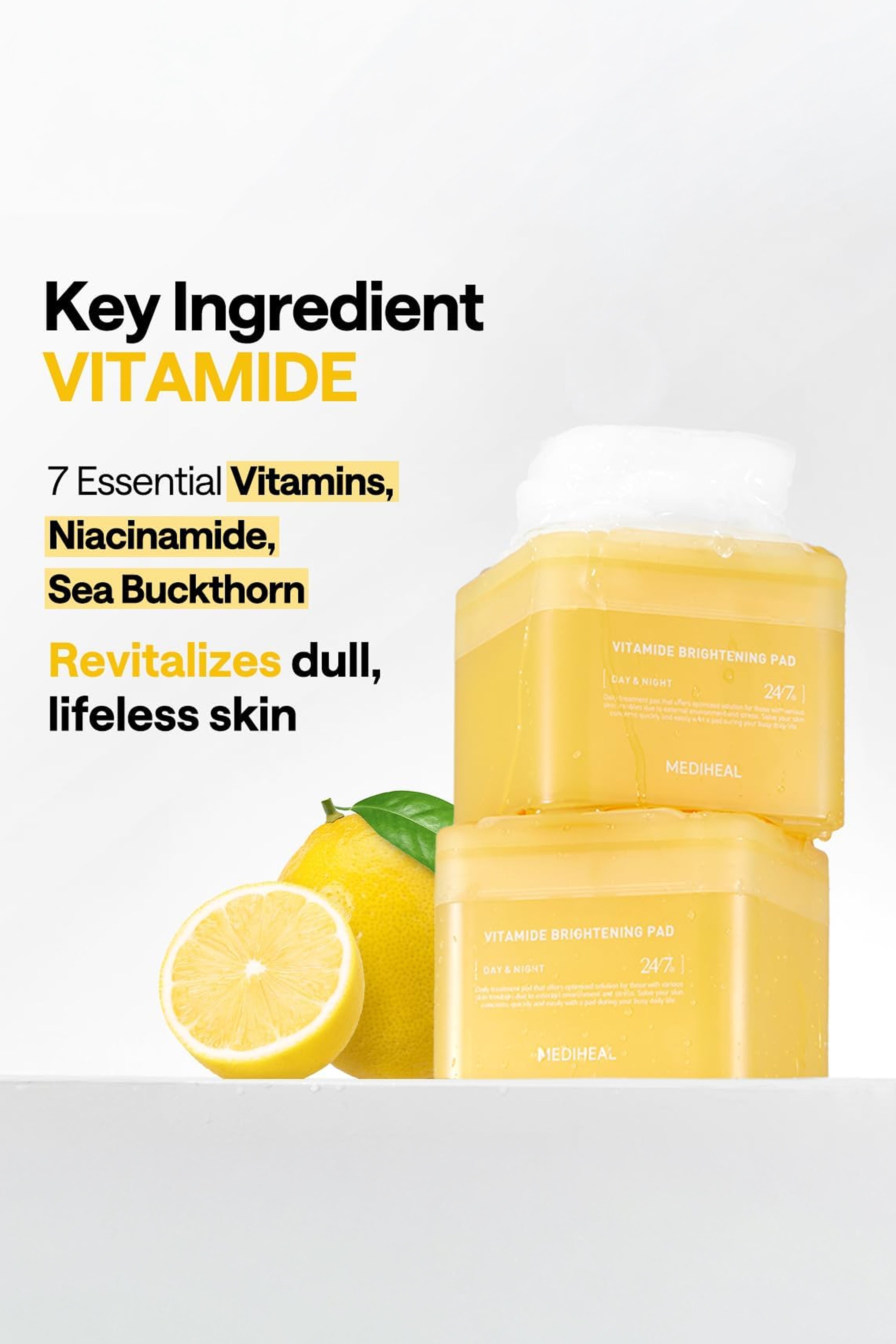 MEDIHEAL VITAMIDE BRIGHTENING PAD - BSW BEAUTY CANADA